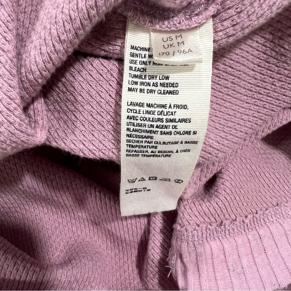 Free People Heart To Heart Daytime Fireworks Pink Floral Patch Thermal Top M - Picture 5 of 5